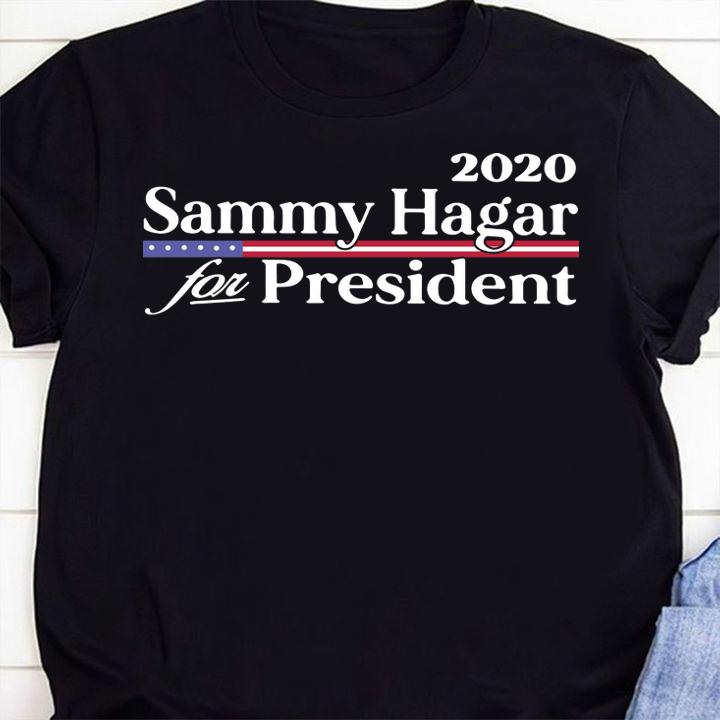 2020 Sammy Hagar For Persident t-shirt 1 Clothing, Trending fashion news