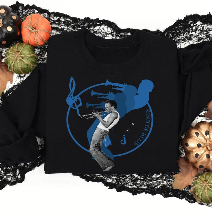 Awesome Kind Of Blue Miles Davis A Tribute To Jack Johnson t-shirt