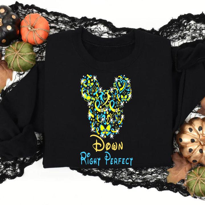 Down Right Perfect Mickey Mouse Disney t-shirt