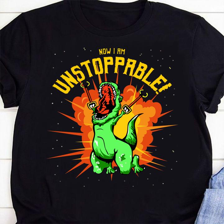 Hot Now I Am Unstoppable T-Rex Dinosaur Claws t-shirt 17 Trending fashion news