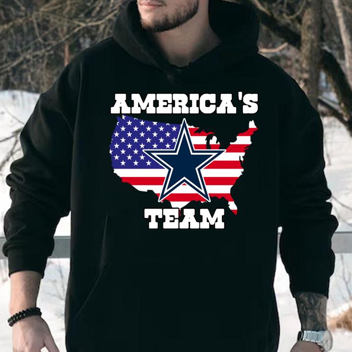 Americas Team American Flag Veteran Independence Day Dallas Cowboys t-shirt