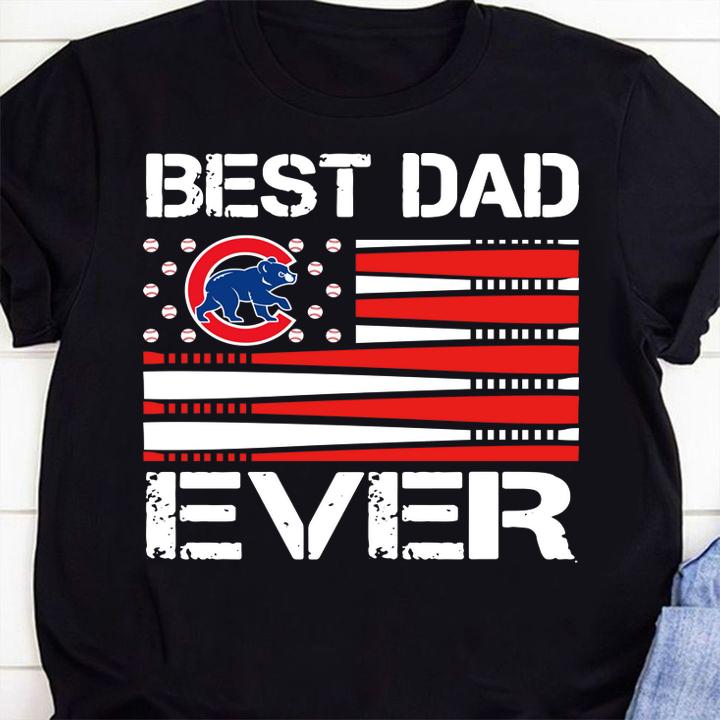 Chicago Cubs Best Dad Ever American Flag Happy Fathers Day t-shirt 11 Trending fashion news