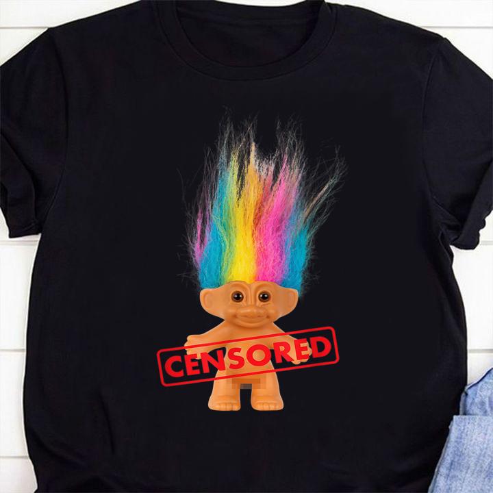 Dreamworks Trolls Censored Rainbow Hair Censored t-shirt 2 Trending fashion news