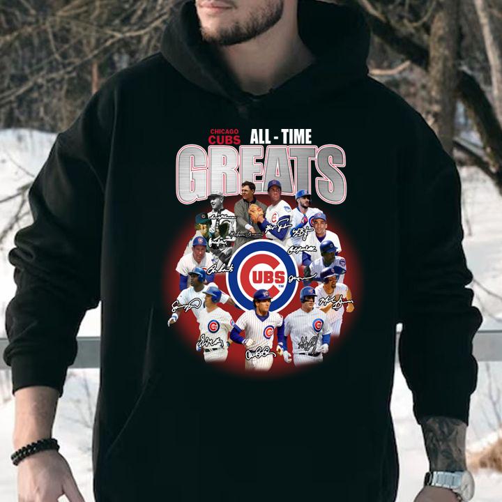 Mlb Chicago Cubs Baseball All-time Greats Signatures t-shirt