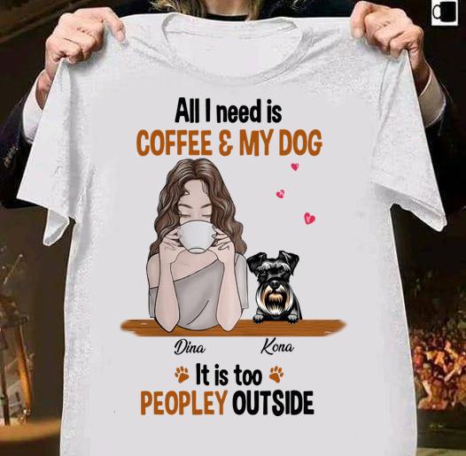 Personalized Dog Coffee Too Peopley t-shirt 8 Trending fashion news